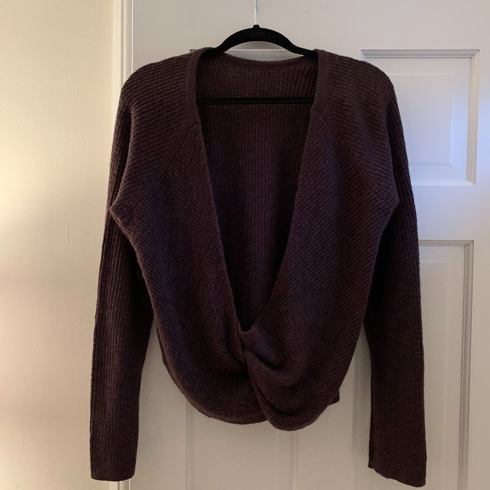 Aerie Knit Sweater Size L NWT (Photo is of BACK)